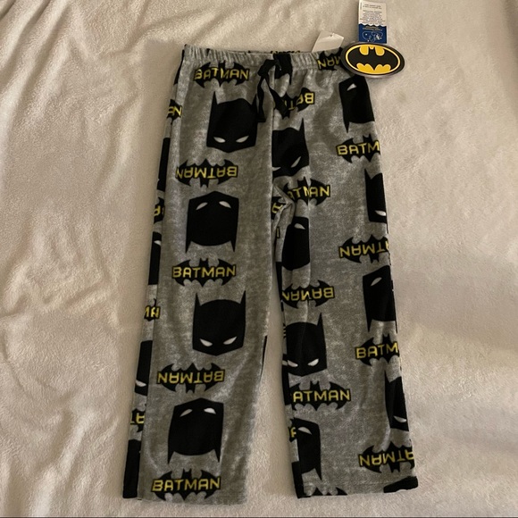 Boys Batman fleece pajama pants NWT size 6 - Picture 1 of 4